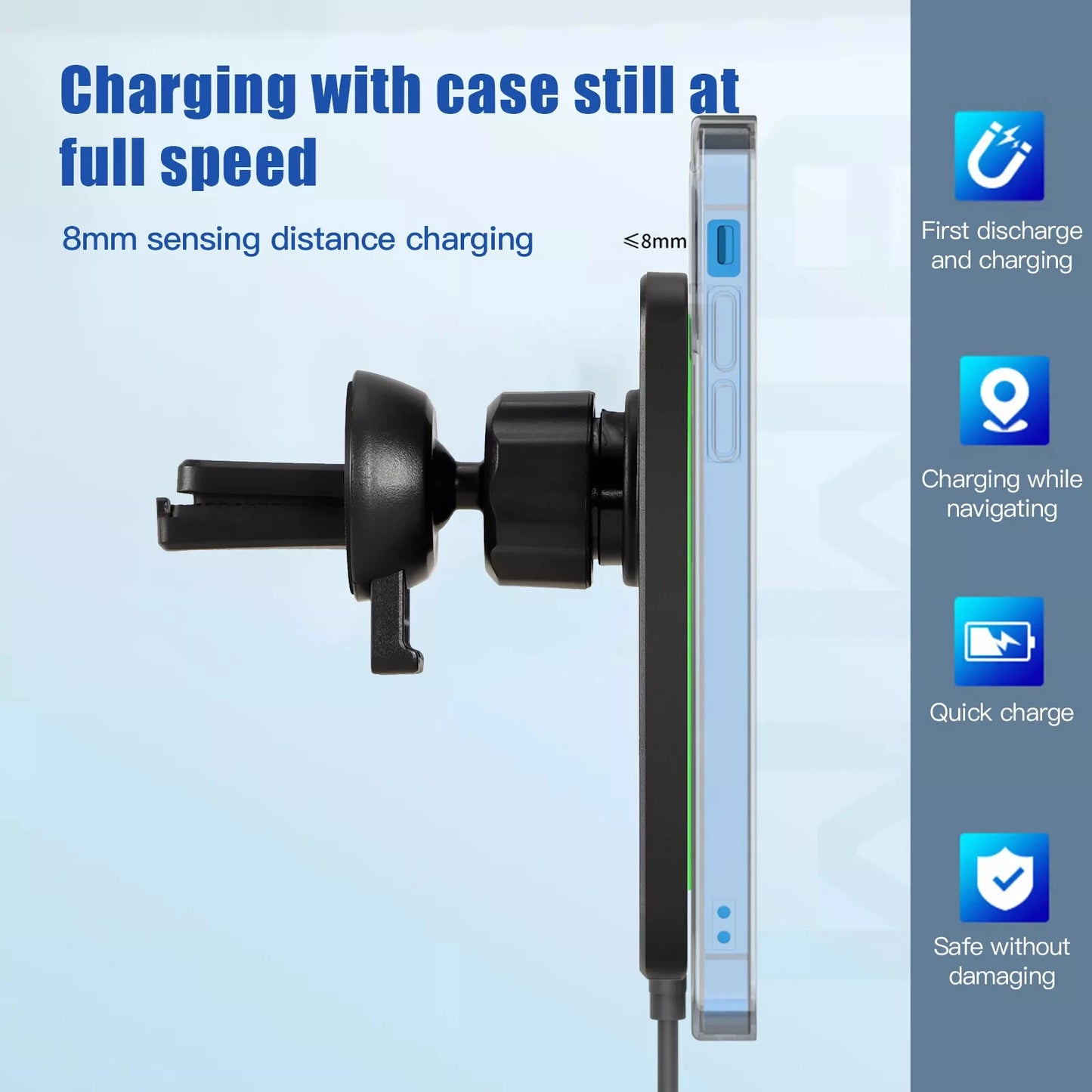 Magnetic Wireless Car Charger
