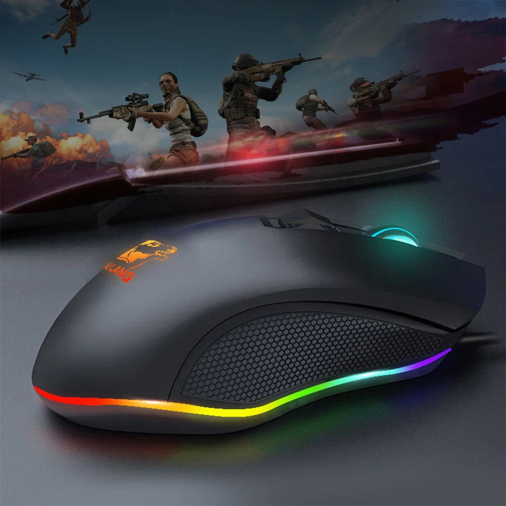 Gaming Mouse Wired with RGB Backlit
